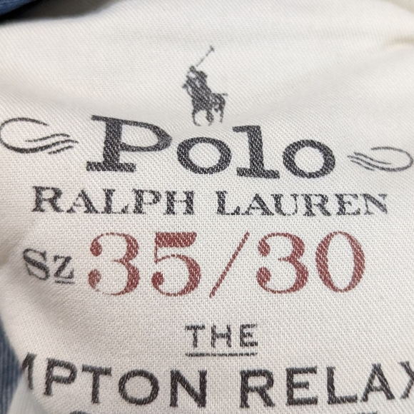 Polo By Ralph Lauren Jeans Men's 35x30 Medium Wash Hampton Relaxed Straight Leg - Picture 8 of 9
